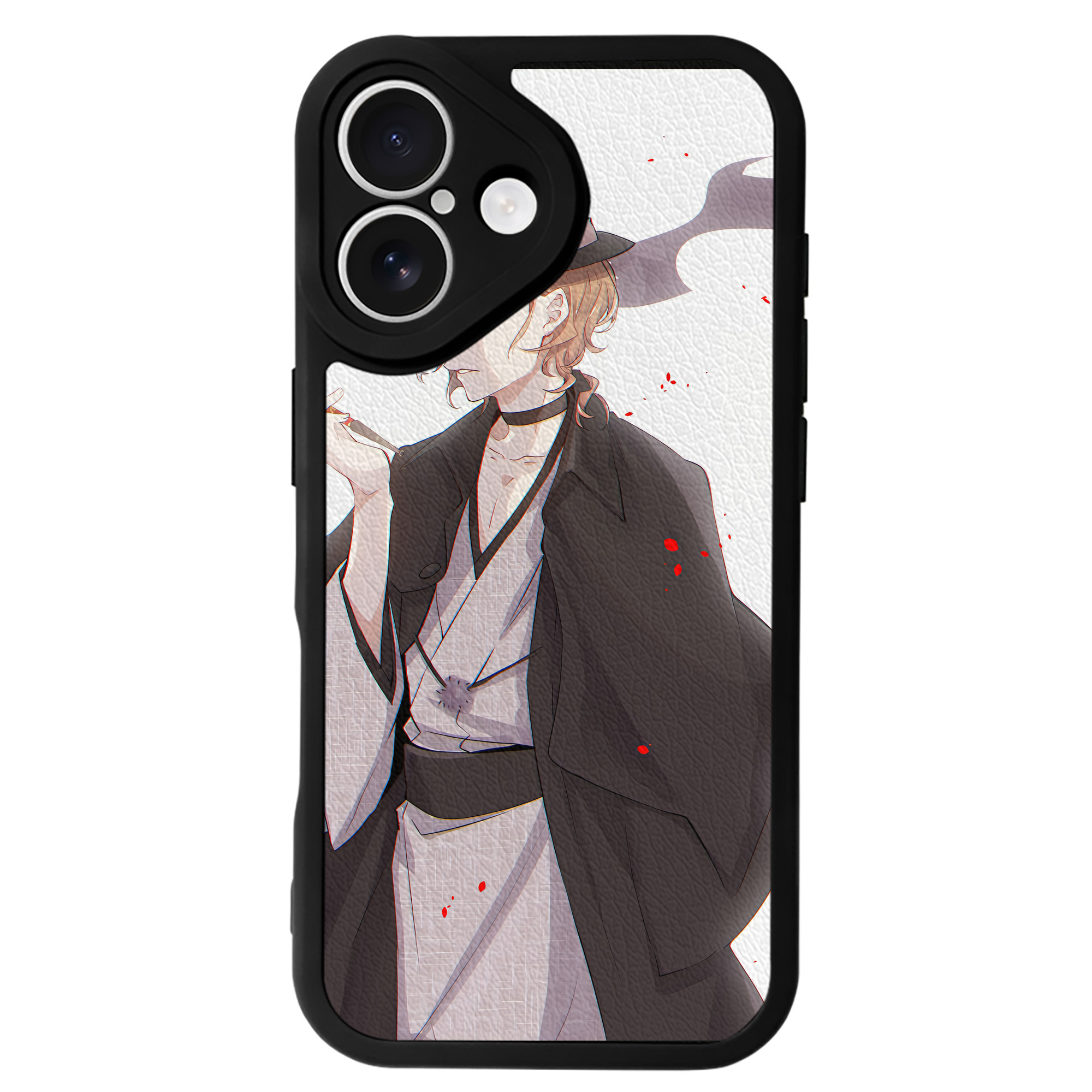 （画像用） 文豪ストレイドッグス Bungo Stray Dogs 【iPhone 16シリーズ対応】シリコンスマホケース（レザー調） 材質：シリコン
